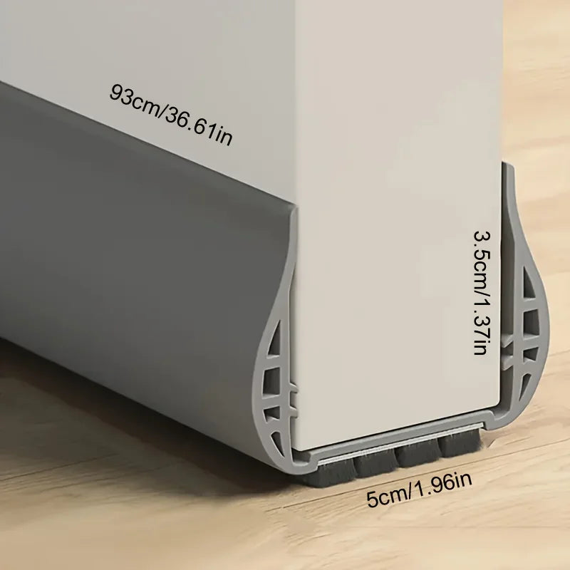 PVC Door Bottom Seal with Brushes