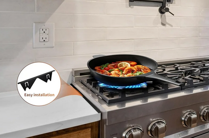 Stainless steel gap filler for stove and counter