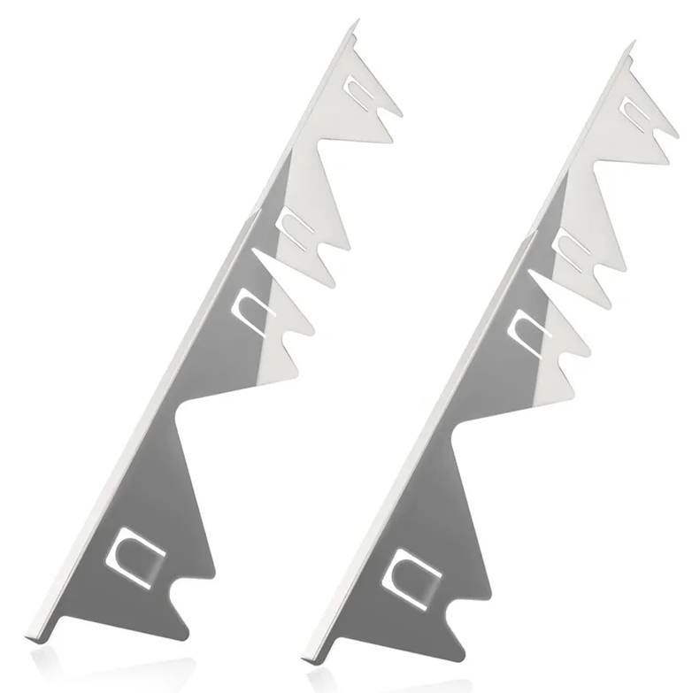 Stainless steel gap filler for stove and counter